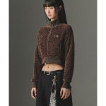 NOT4NERD W Chasm Eye High Ne Boucle Zip Up - Brown 1205988 : 최고여섯