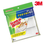 오스틴몰 3M 삶아쓰는 극세사 행주 3매 부엌행주 : 오스틴몰