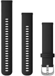 2022-0102-1290 | Garmin 010-12932-18 밴드 퀵 릴리스 20mm 실버 하드웨어 포함 블랙 실리콘 : 톡.톡몰