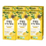 프레쉬 유기농 레몬즙 레몬수 스틱 NFC 100% 레몬원액 만들기 효능 6박스 : 리리굿즈