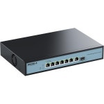 소돌라 10Gbps 스위칭 허브 8포트 7개 10G RJ45 및 SFP+ 웹 관리 금속 하우징 고효율 팬 냉각 데스크탑/벽걸이 DH5919396 : 앤마르셀