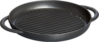 마리아스 아트 락&그릴(MARIA'S ART ROCK&GRILL) | STAUB 주철 10인치 퓨어 그릴 - 블랙 매트 10-inch Matte Black : 마리아마스토어