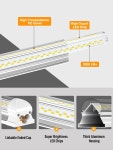슈퍼리치대장상점 | OnlyLux LED 상점 조명 25W 3750LM 6000K 슈퍼 브라이트 플러그 앤... 작업대 워크숍용 연결 가능 유틸리티 조명(6팩) 6 Pack : 더프리리치
