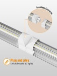 슈퍼리치대장상점 | OnlyLux LED 상점 조명 25W 3750LM 6000K 슈퍼 브라이트 플러그 앤... 작업대 워크숍용 연결 가능 유틸리티 조명(6팩) 6 Pack : 더프리리치