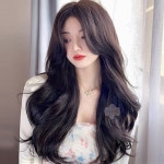 다모아화장품&가발 | 정보다모아샵 웨이브 긴머리 통가발 브라운 헤어가발 예쁜머리가발 : 정보다모아샵
