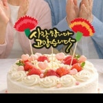 아아케이크(AaCake) | 기념일 케이크 이벤트 파티 생일 ST7068 데코레이션 케이크토퍼 장식 : 아아아몰6호점