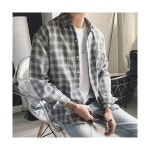 SK스토아_기타 남성셔츠 캐주얼남방 체크셔츠 남성남방 데일리룩_684406 : 빨간벌마켓
