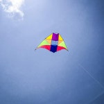 인 더 브리즈 6피트 레인보우 델타 카이트 어린이 성인용 대형 연날리기 스포츠 연 : 글로벌1픽스토어