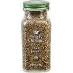 65.49 그램 (1팩), 심플리 오가닉 갈은 흑후추, 65 Simply Organic Ground Black Pepper, 2.31-Ounce Jar, Medium Ground : 해피웰빙 2