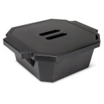 뚜껑 검은색 2.5L 용량 길이 340mm 너비 290mm 높이 120mm의 글로브 사이언티픽 455010K 직사각형 스 버킷 : 아마네스트
