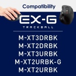 리모컨설팅 | ELECOM 공식 하드 EVA 여행 보호 보관 케이스 교체용 M-XT2&3 시리즈 유/무선 엄지 컨트롤 트랙볼 마우스 인체공학적 디자인 광학 게임...