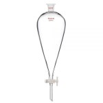 스토니랩 보로실리케이트 유리 2000ml 2440 조인트와 PTFE 스톱콕이 있는 중벽 원추형 분리 깔때기 2000 mL : 투인스 컴퍼니 az