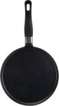 HOME Granchef 손잡이가 있는 20cm 논스틱 알루미늄 크레페 팬 검은색 : 베베드수비즈니스