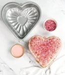 USA 팬 글로벌 베이크웨어 팬시 하트 케이크 Aluminized Steel 7.5-Inch Fancy Heart : 그린몰코리아