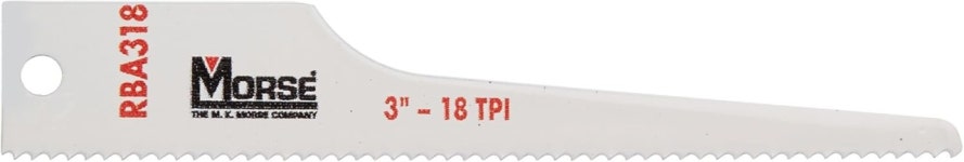 MK Morse 398244-MKM 050326398244 3-inch length 0.025 thickness 3-Inch Length 0.025 18 TPI 5-Pack : 베이원 스토어