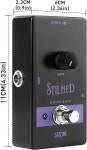 사톤 S810 스틸드 노이즈 게이트 일렉트릭 기타 이펙트 페달 - 진정한 바이패스가 있는 억제 효과 어쿠스틱 메탈 : 더블유스퀘어