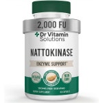 나토키나제 2000 FU 100mg 건강 보조제 흐름 지원 발효 낫토에서 추출한 전신 효소 비건 형 2개월 : 나인10