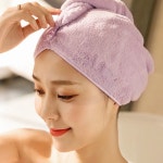 권순숙헤어투투 | 머리 수건 헤어 타월 극세사 흡수 세안 목욕 여자 : 그레이스투투