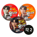 짬뽕각음성성본 | 팔도 왕뚜껑 110g (오리지널+김치+짬뽕) 각 2 : 지노앤코