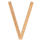 자하오당구 | BATSVEE 2pcs 33cm 양면 재봉 자 저울 초보자를 위한 가벼운 나무 공예 도구 및 퀼팅 : 코지.베이