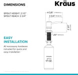 케이 에스 리치(K.S.Rich) | 브러시드 브라스 KSD-54BB의 KRAUS 주방 비누 및 로션 디스펜서 Brushed Brass Traditional Style : 리치 올라