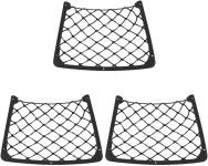 SUPVOX 3pcs 넷백카 넷 포켓 벽걸이 정리함 넷카 메시 플라스틱 프레임 트렁크 타이거 : 마켄즈