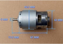 이엔페이퍼자판기 | LVLOZ 고토크 775 DC 자판기 18V19.2V 더블 볼 베어링 가든 툴 페이퍼 슈레더 툴(색상: 19.2V ) 19.2v 775 Motor : 심플릿인