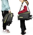 Rhinowalk Bike Bag Trunk Pannier Bag(for Bicycle Cargo Rack Saddle Shoulder Laptop Professional Cycl : 완치메이트의 건강 스토어