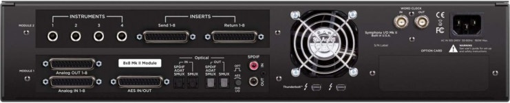 Apogee Symphony I/O Mk II 8×8+8MP 썬더볼트 오디오 인터페이스 : 샌드파인랩