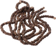 유니커 550Pcs 8mm 브라운 천연 코코넛 쉘 비즈 스페이서 DIY 팔찌 목걸이 주얼리 제작용 평평한 원형 나무 : 이음에비뉴