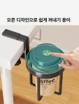 쭈니몰 집게형컵홀더 컵홀더 다용도 정리수납 책상용 블랙 : JJUNIMALL