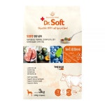 더독 반려견 사료 닥터소프트 비프 관절 면역력 관리 전견용 3kg, 1개 : 에버고에버