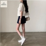 비비디아 Bibidia 여름 가을 신상 여성 반팔 자켓 트위드 쇼트 상의 캐주얼 정장 재킷 5408 : 주식회사키즈목마