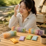 휴대용타올 압축 티슈 세면 타월 캠핑 야영지 : 허니비 스토어