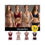 밀리원더 (Milliwonder) | 원더브라 Wonderbra 와이어프리 뉴레이스 풀커버리지 브라팬티 2종 989505 : 순식밀리