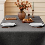 벨르에본느 린넨 3중 방수 오일 방지 캠핑 식탁보 : 이삭달력