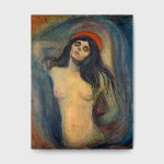 에드바르트 뭉크 Edvard Munch 몽환의 마돈나 세계명화 40x53cm 인물 일러스트레이션 표현주의 노...