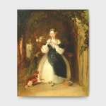 윌리엄 파웰 프리스 William Powell Frith 머리 땋는 여인 세계명화 40x49cm 인물 르네상...