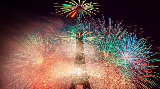 2023 파리 바스티유 데이 혁명기념일 에펠탑 불꽃축제