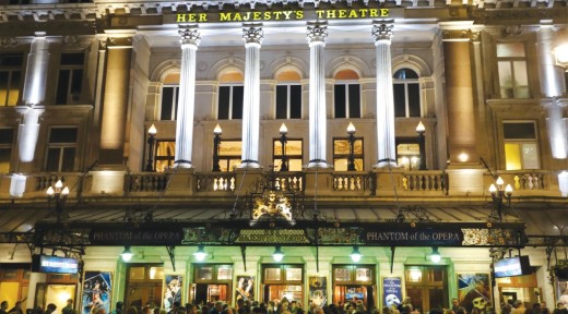 런던 오페라의유령 극장