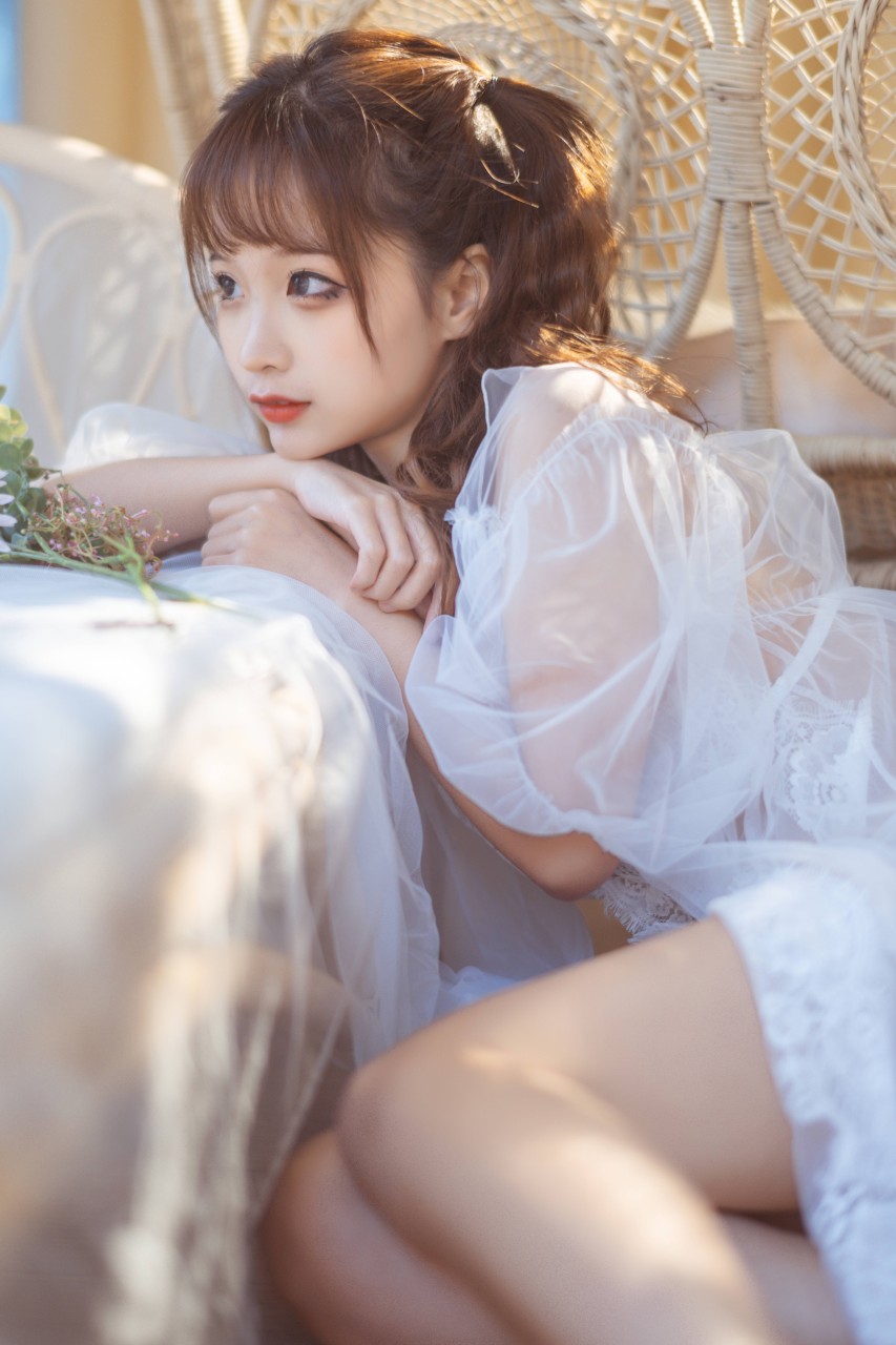 微博妹子@蠢沫沫 轻纱私房COS在线免费看 觅爱图发布[10]