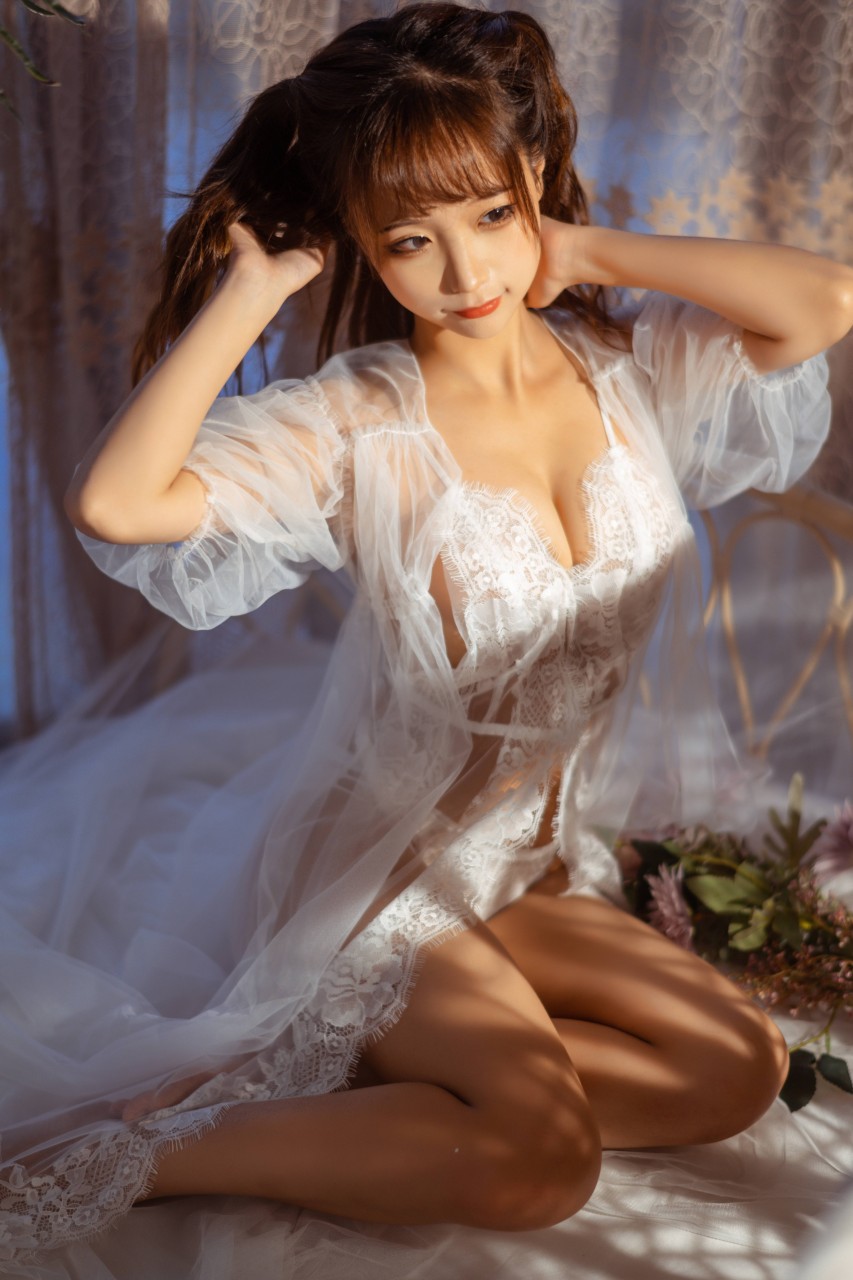 微博妹子@蠢沫沫 轻纱私房COS在线免费看 觅爱图发布[6]