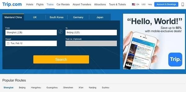 5 Best Places Online to Buy Train Tickets in China