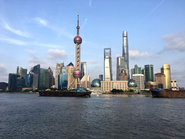 The Bund in Shanghai