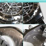  샤넬 J12 크로노그래프 맨즈 손목시계 H0940 자동 권오토매틱 블랙흑... 샤넬 J12 크로노그래프 맨즈 손목시계 H0940 자동 권오토매틱 블랙흑