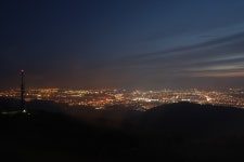 무룡산에서 본 공단 야경 [울산사진DB] 무룡산에서 본 공단 야경