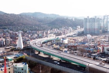 신복 로터리 신복 고가도로 주변 시가지 전경 [울산사진DB] 신복 로터리 신복 고가도로 주변 시가지 전경