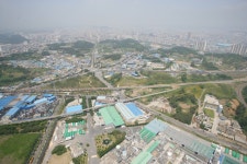 완충녹지 산업로 주변 항공사진 [울산사진DB] 완충녹지 산업로 주변 항공사진