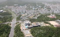 옥현 사거리 주변 시가지 항공사진 [울산사진DB] 옥현 사거리 주변 시가지 항공사진