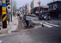 명륜로 포장보수 [울산사진DB] 명륜로 포장보수